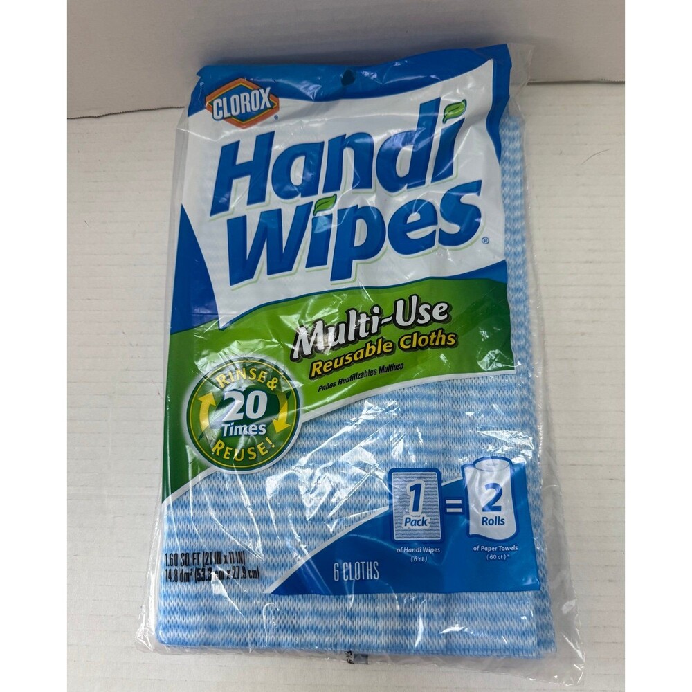 Clorox Handi Wipes Multi-Use Reusable 6 Cloths